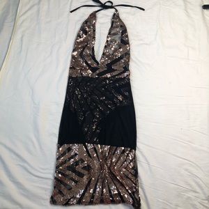 Never Worn Sequin Dress - Size L - Mesh
